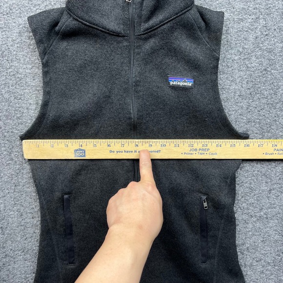 Patagonia Better Sweater Vest Womens XS Black Full Zip Fleece STY25886 FA16 - Picture 4 of 12
